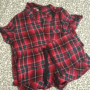 Plaid PJ set | Victoria’s Secret XL